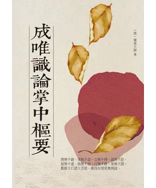 書封 成唯識論掌中樞要